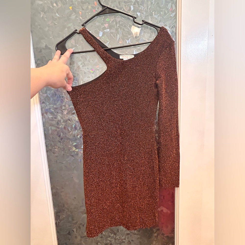 A'gaci Red One Shoulder Bodycon Dress B10